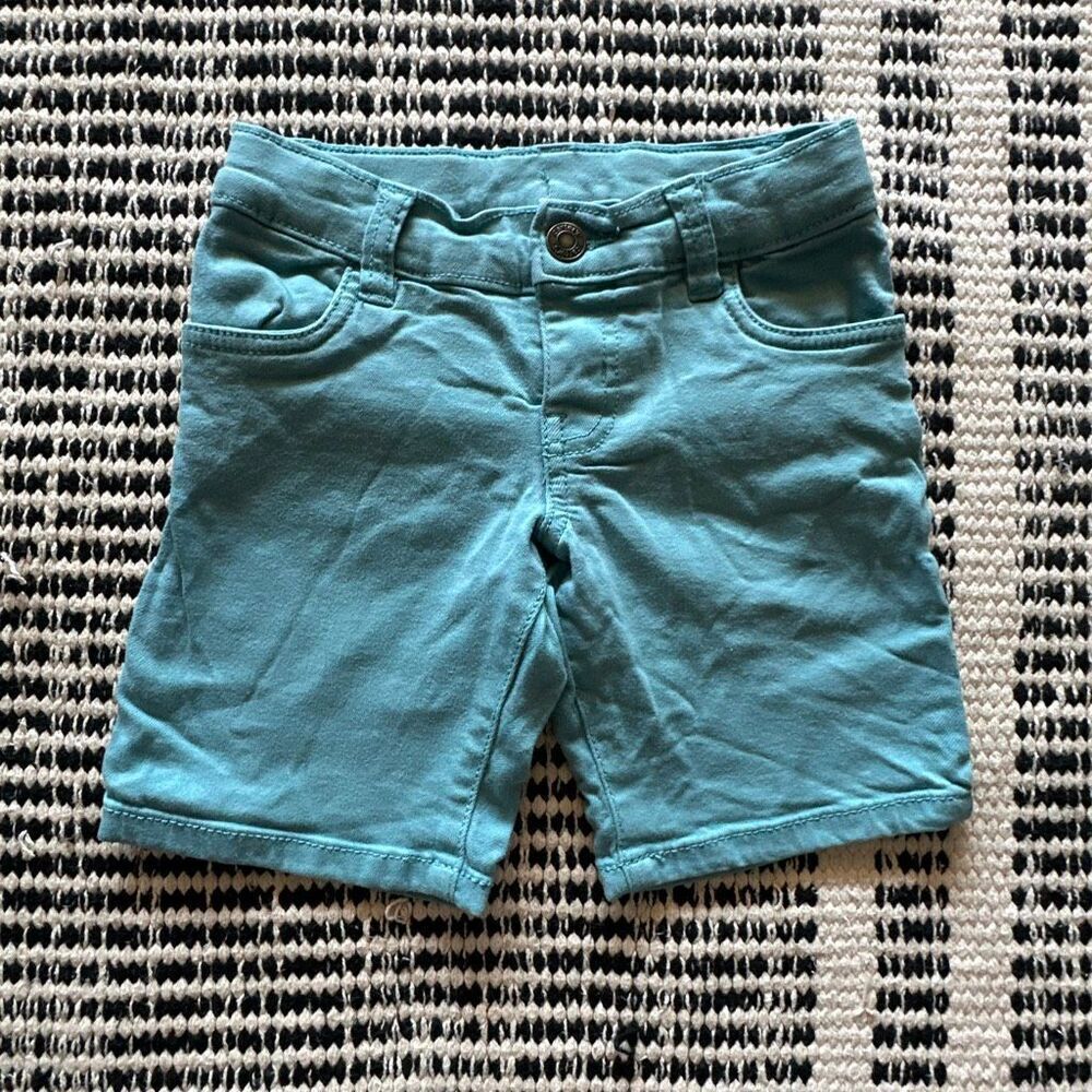 Carters Kid Size 6/6X Teal girls Bermuda shorts